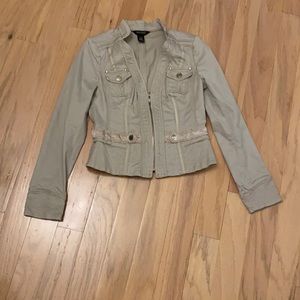 WHBM Cotton jacket size 2